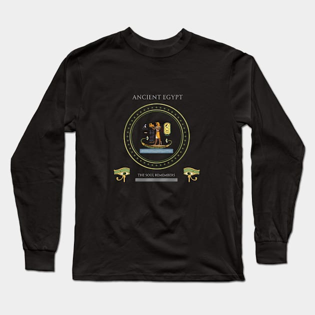 Ancient Egypt, The Soul Remembers Long Sleeve T-Shirt by Anahata Realm